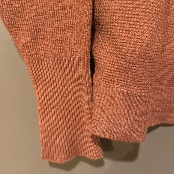 Tahari Burnt Orange Batwing Top Size XL - Picture 6 of 7
